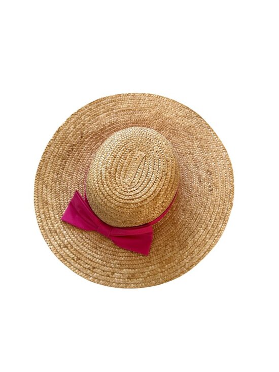 OLYMPICS Atlanta Georgia Vintage 1996 Collectible Crew Straw Brimmed Bow Hat
